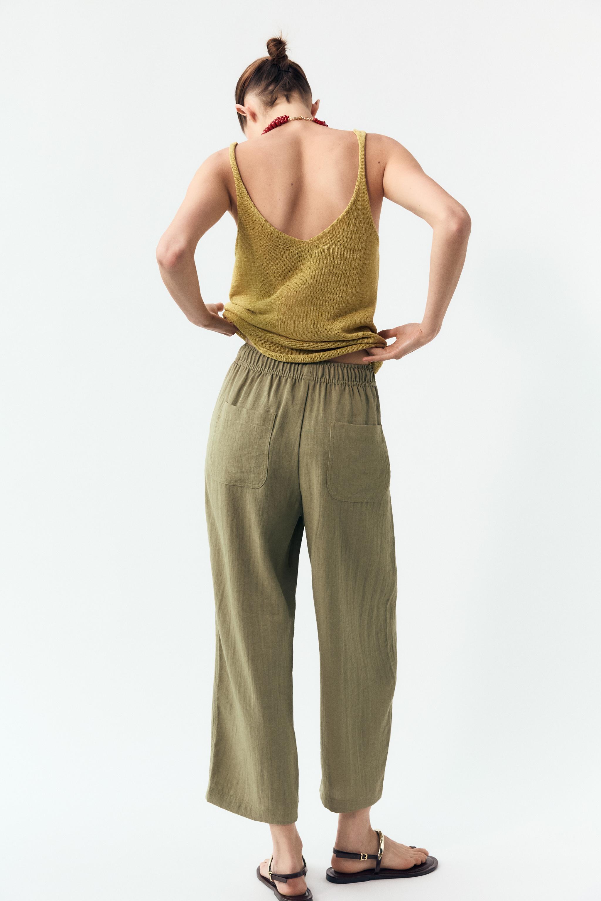 RUSTIC ELASTIC WAIST PANTS